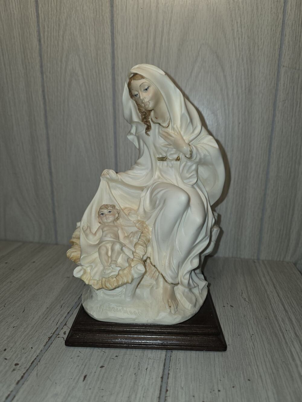 Vtg Giuseppe Armani Figurine Florence Madonna Christ Child Religious Christian